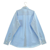 [3] AURALEE FINX LIGHT WEATHER CHAMBRAY SHIRT LIGHT BLUE