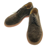[9] VISVIM PATRICIAN WT-FOLK SUEDE WINGTIP SHOES (BROWN)