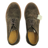 [9] VISVIM PATRICIAN WT-FOLK SUEDE WINGTIP SHOES (BROWN)