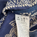[2] VISVIM 2017SS KERCHIEF TUNIC SHIRT NAVY