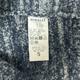 [5] AURALEE WOOL ALPACA FELT KNIT PULLOVER SWEATER 2020AW