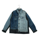 [XS] REBUILD BY NEEDLES JEAN JACKET COVERED JACKET INDIGO BLACK