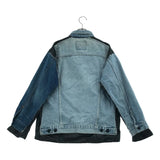 [XS] REBUILD BY NEEDLES JEAN JACKET COVERED JACKET INDIGO BLACK