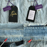 [XS] REBUILD BY NEEDLES JEAN JACKET COVERED JACKET INDIGO BLACK