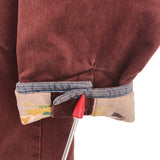 [S] VISVIM MIES COAT BURGUNDY BROWN