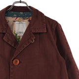 [S] VISVIM MIES COAT BURGUNDY BROWN