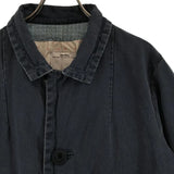 [2] VISVIM MIES COAT LONG COAT NAVY