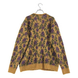 [M] NEEDLES MOHAIR CARDIGAN FLOWER BROWN