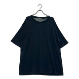[5] AURALEE SUPER SOFT WOOL JERSEY TEE BLACK