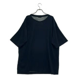 [5] AURALEE SUPER SOFT WOOL JERSEY TEE BLACK