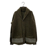 [M]  KAPITAL SHAWL COLLAR CARDIGAN KNIT SWEATER BROWN