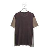 COMME DES GARCONS HOMME PLUS 2002SS MULTI-PANEL T-SHIRT BROWN
