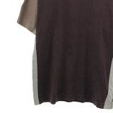 COMME DES GARCONS HOMME PLUS 2002SS MULTI-PANEL T-SHIRT BROWN