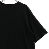 [4] AURALEE LUSTER PLAITING BOAT NECK TEE BLACK