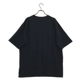 [4] AURALEE LUSTER PLAITING BOAT NECK TEE BLACK