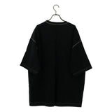 [5] AURALEE HIGH DENSITY ORGANIC COTTON JERSEY BIG TEE BLACK