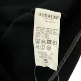 [5] AURALEE HIGH DENSITY ORGANIC COTTON JERSEY BIG TEE BLACK