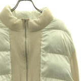 [3] UNDER COVER WOOL PANELED PADDED ZIP BLOUSON WHITE