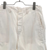 [S] ORSLOW COTTON BACK WAIST ELASTIC PANTS WHITE