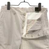[S] ORSLOW COTTON BACK WAIST ELASTIC PANTS WHITE