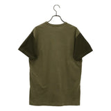 [S] COMME DES GARCONS HOMME 2017SS PRODUCT-DYED LOGO PRINT T-SHIRT KHAKI