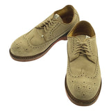 [9] VISVIM PATRICIAN WT-FOLK SUEDE WINGTIP SHOES (BEIGE)