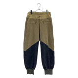 [S] KAPITAL MIXED MATERIAL RECONSTRUCTED SWEATPANTS OLIVE