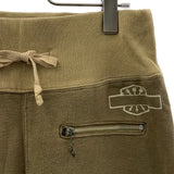 [S] KAPITAL MIXED MATERIAL RECONSTRUCTED SWEATPANTS OLIVE