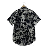 [L] BLACK COMME DES GARCONS ALL-OVER LOGO SHIRT 2016SS