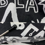 [L] BLACK COMME DES GARCONS ALL-OVER LOGO SHIRT 2016SS