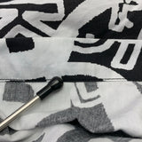 [L] BLACK COMME DES GARCONS ALL-OVER LOGO SHIRT 2016SS