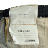 [32] VISVIM SOCIAL SCULPTURE DENIM 09R JEANS INDIGO