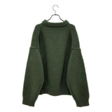 [4] AURALEE SUPER MILLED KNIT WOOL PULLOVER KNIT GREEN