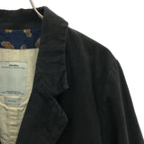 [2] VISVIM AIRMAN BLAZER COTTON LINEN DENIM JACKET BLACK