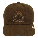 [F] VISVIM EXCELSIOR CAP WOOL LINEN BROWN