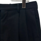 [3] AURALEE LIGHT WOOL MAX GABARDINE TWO-TUCK SLACKS BLACK