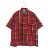 [3] UNDER COVER THE SHEPHERD SHIRRED CHECK SHIRT RED