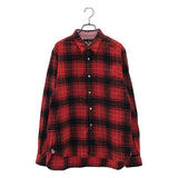 [M] COMME DES GARCONS HOMME FLANNEL CHECK SLEEVE PANEL SHIRT