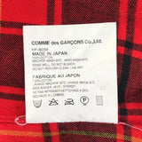 [M] COMME DES GARCONS HOMME FLANNEL CHECK SLEEVE PANEL SHIRT