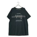 [L] UNDER COVER COTTON LOGO PRINT T-SHIRT BLACK