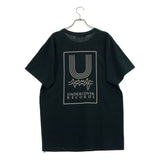 [L] UNDER COVER COTTON LOGO PRINT T-SHIRT BLACK