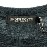 [L] UNDER COVER COTTON LOGO PRINT T-SHIRT BLACK