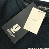 [L] UNDER COVER COTTON LOGO PRINT T-SHIRT BLACK