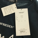 [L] UNDER COVER COTTON LOGO PRINT T-SHIRT BLACK