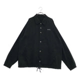 [4] UNDER COVER COTTON LOGO COACH JACKET BLACK