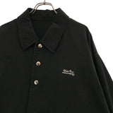 [4] UNDER COVER COTTON LOGO COACH JACKET BLACK