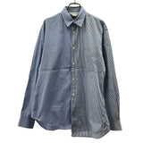[S] COMME DES GARCONS SHIRT STRIPE ASYMMETRIC PANEL SHIRT