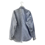 [S] COMME DES GARCONS SHIRT STRIPE ASYMMETRIC PANEL SHIRT