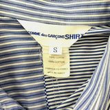 [S] COMME DES GARCONS SHIRT STRIPE ASYMMETRIC PANEL SHIRT