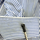 [S] COMME DES GARCONS SHIRT STRIPE ASYMMETRIC PANEL SHIRT